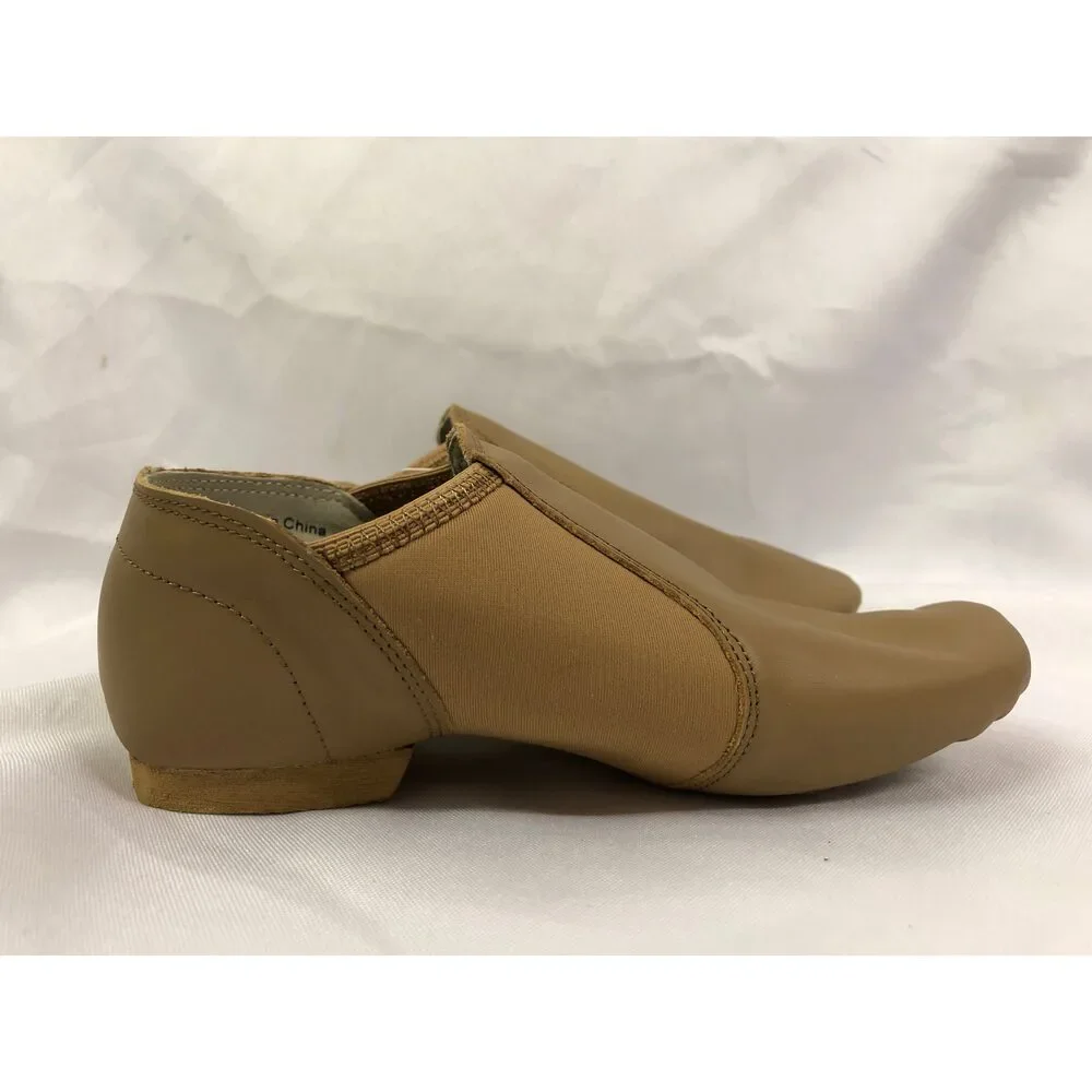 Pre-Owned Dance Jazz Shoes Stelle Child 2M Leather Slip On